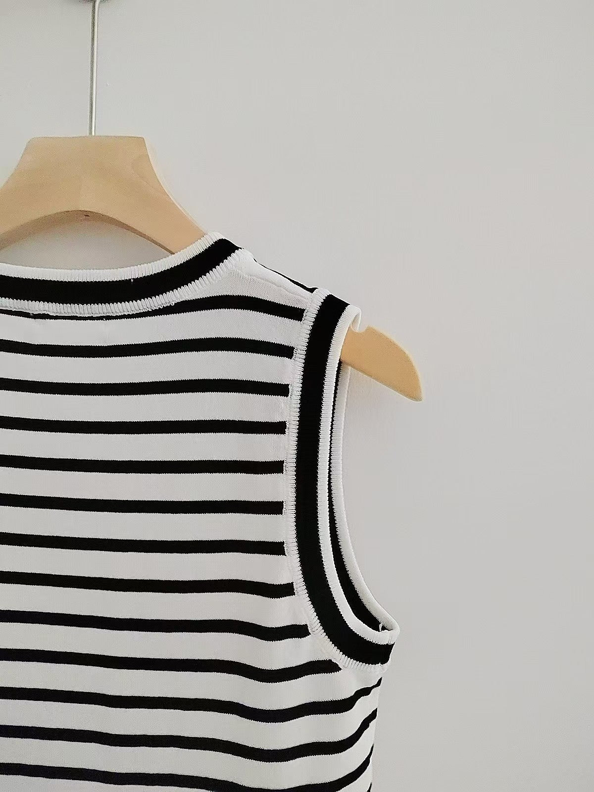 New striped vest