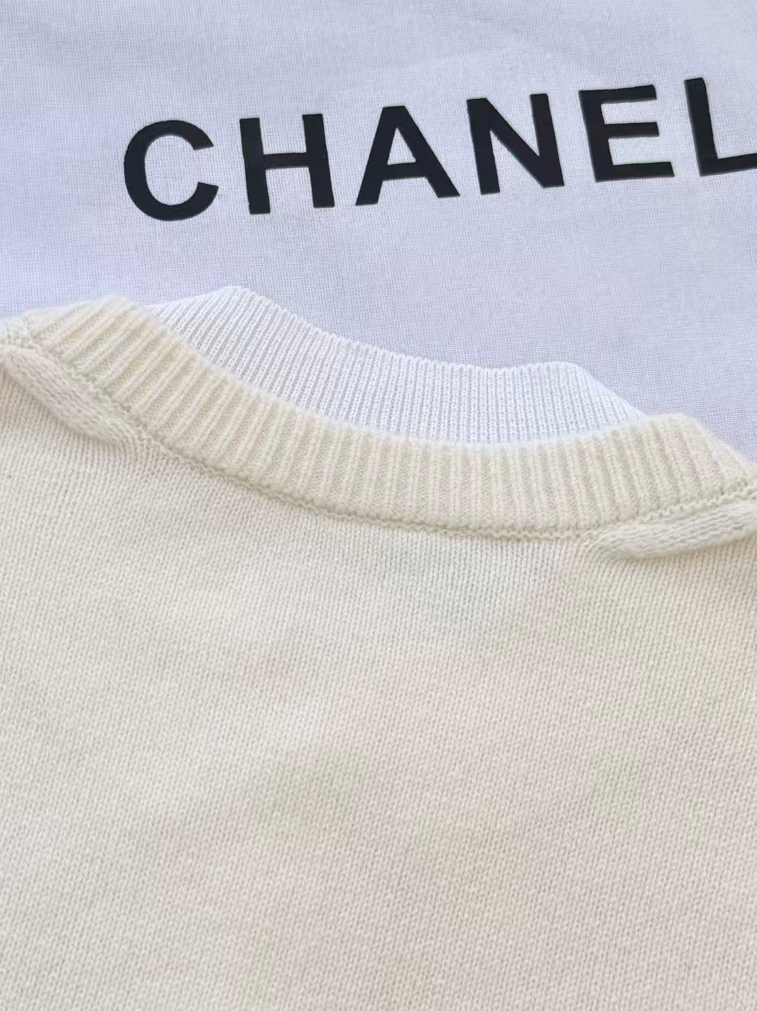 26SS Faux Two-Piece Wool Cardigan