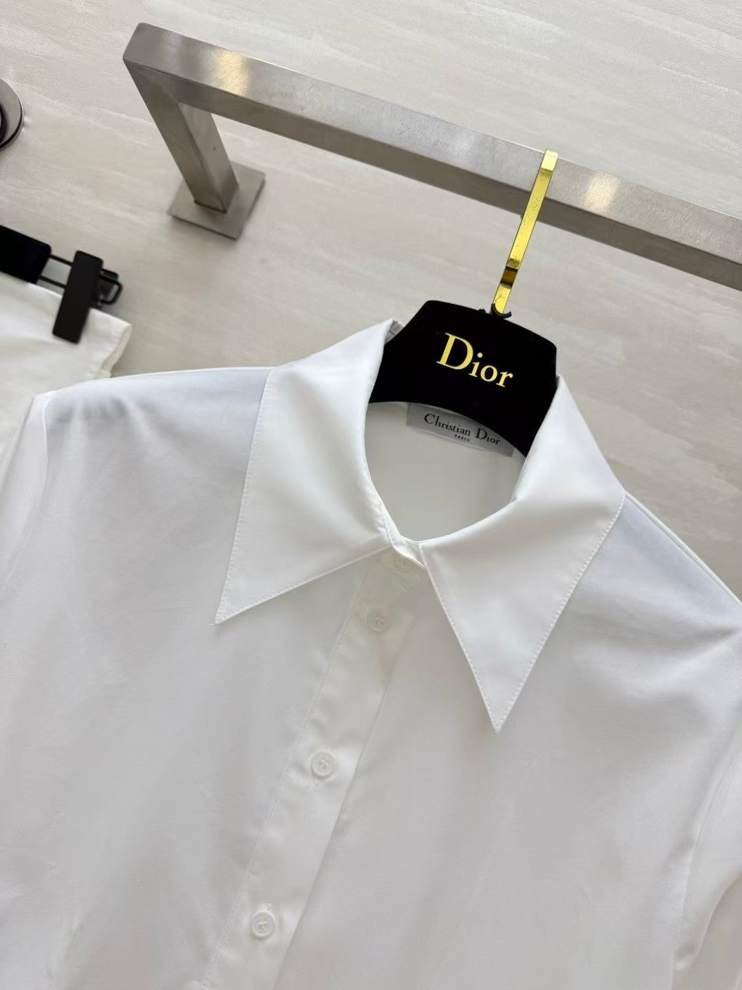 26SS Classic Point-Collar White Shirt