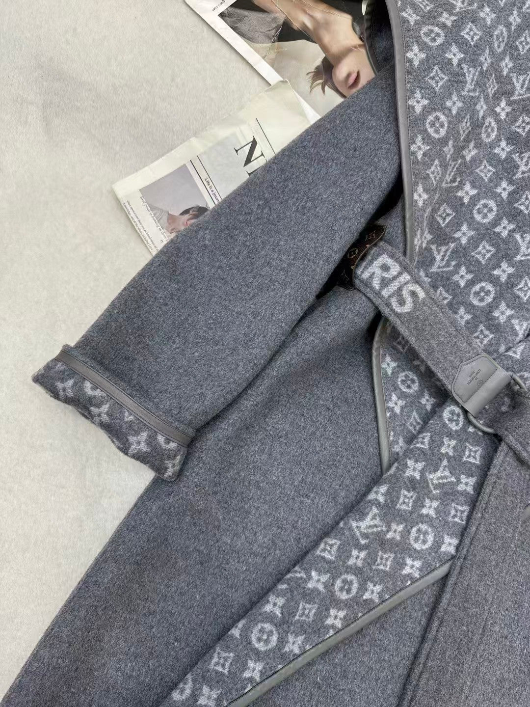 26FW New Reversible Hooded Floral Coat
