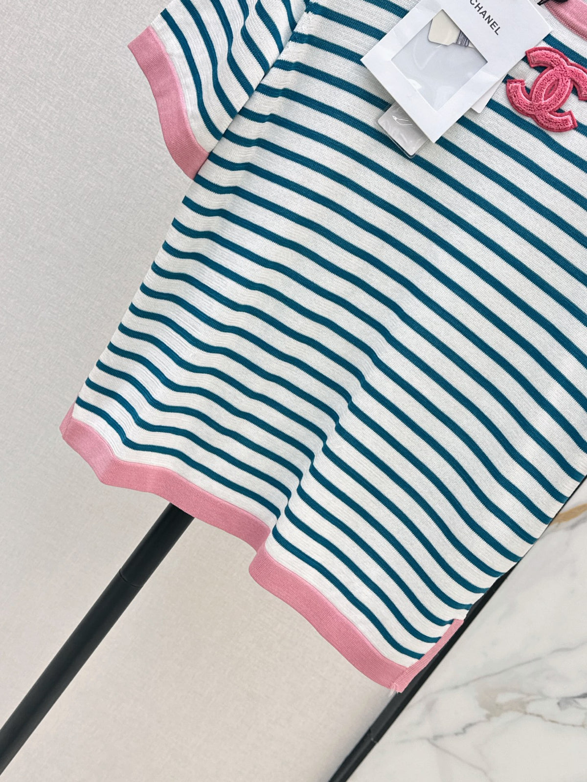 26FW New Striped Short-Sleeve Top