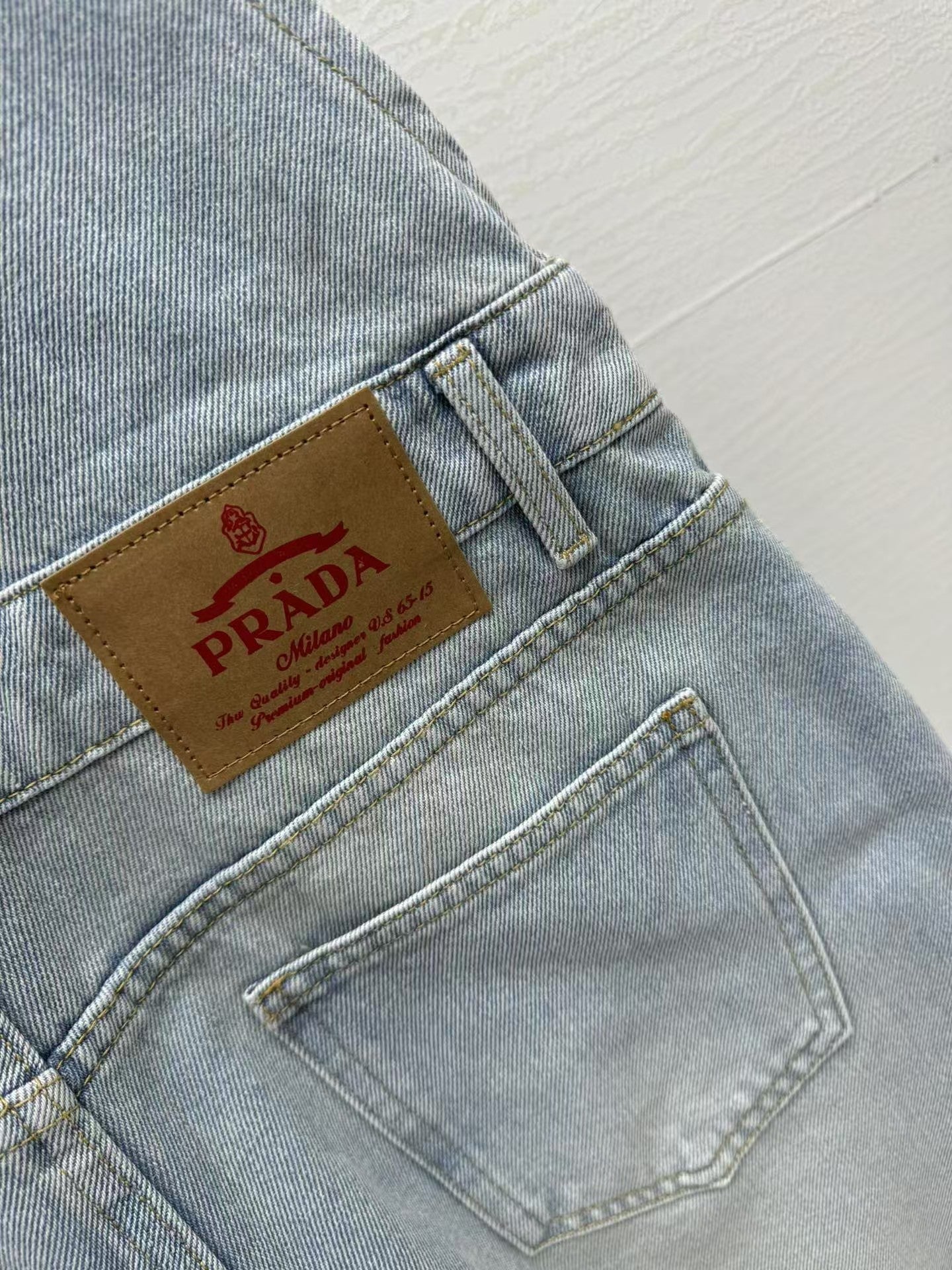 25ss blue denim loose overalls