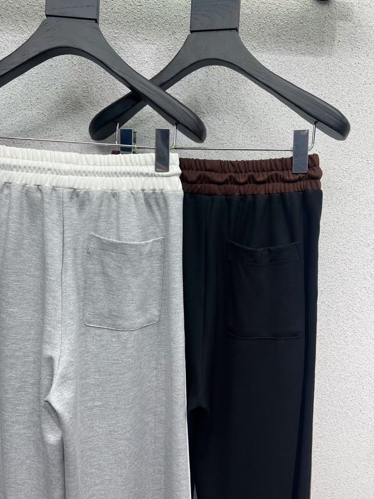 25SS elastic waist casual trousers