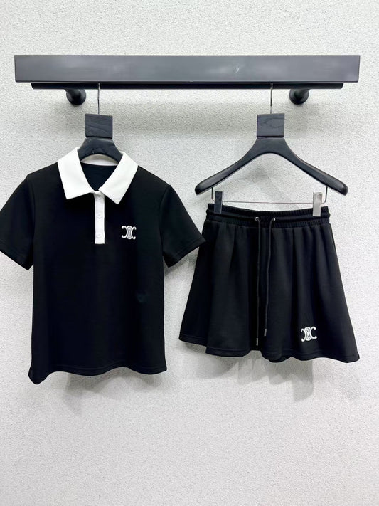 25SS polo collar casual suit