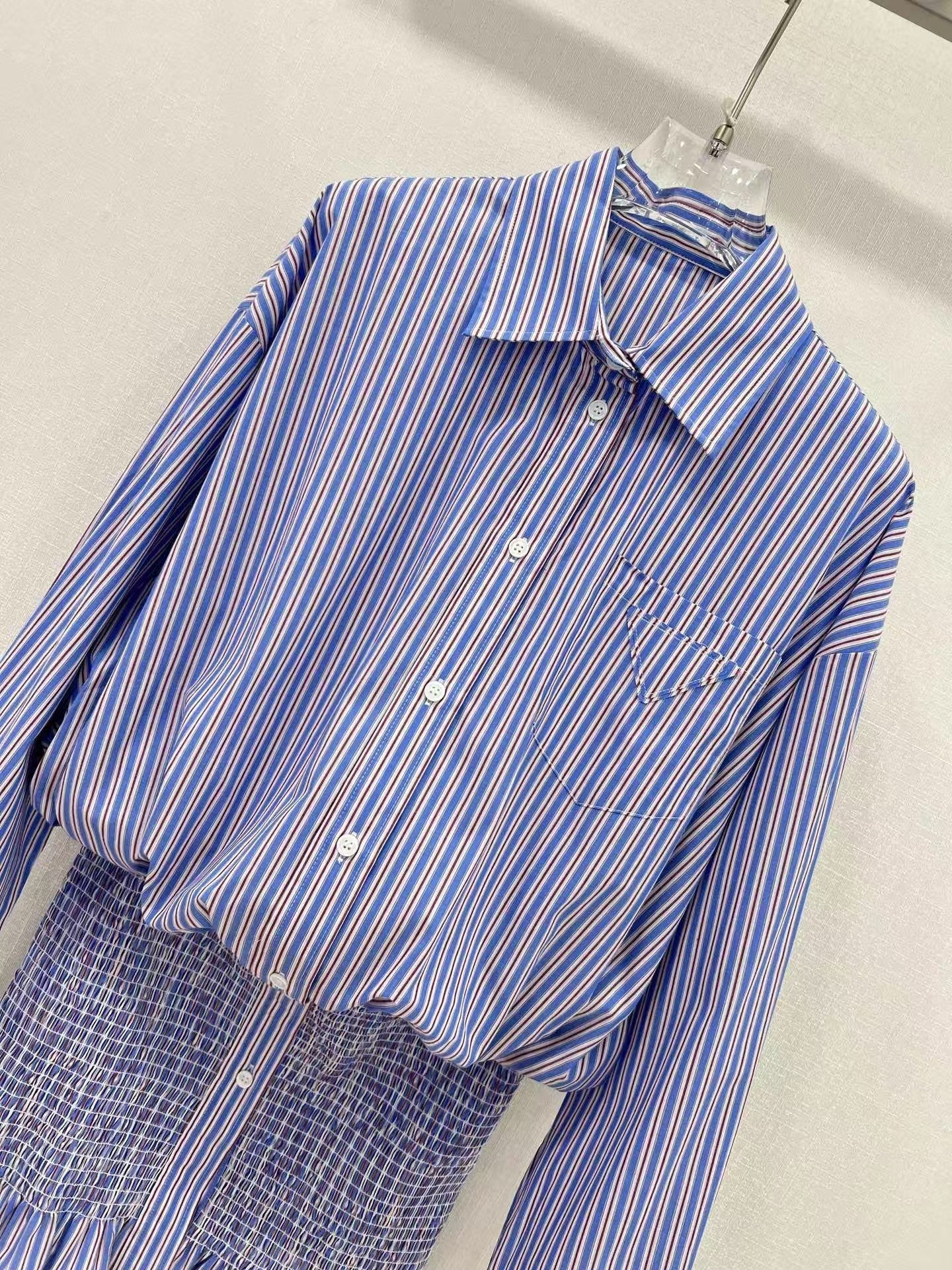 25 Early Spring Lapel Drop Shoulder Loose Fit Shirt Dress