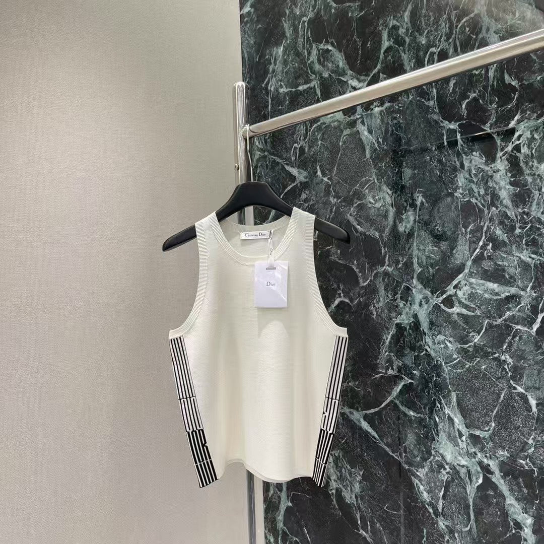 Knitted vest top