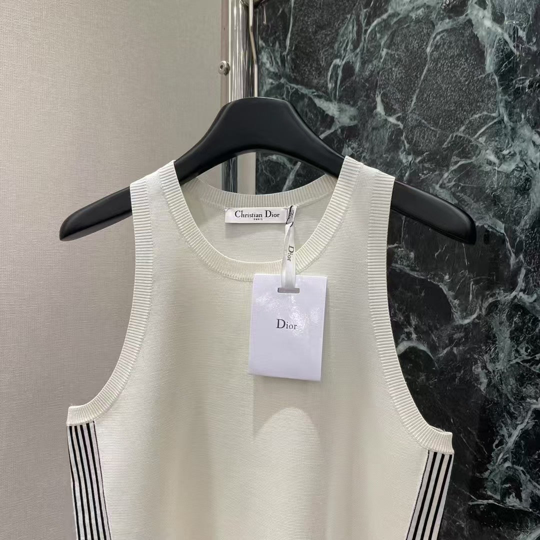 Knitted vest top