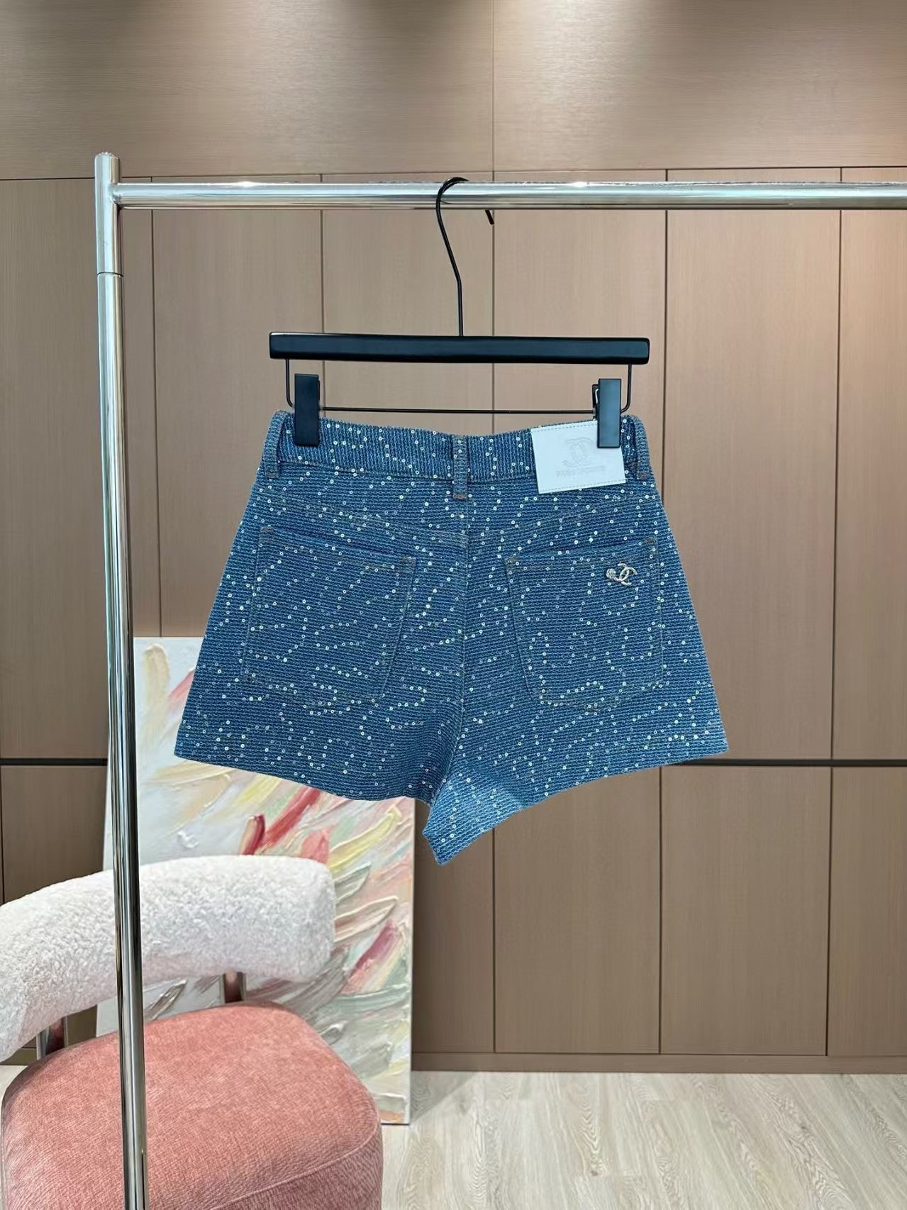 Heavy duty denim shorts