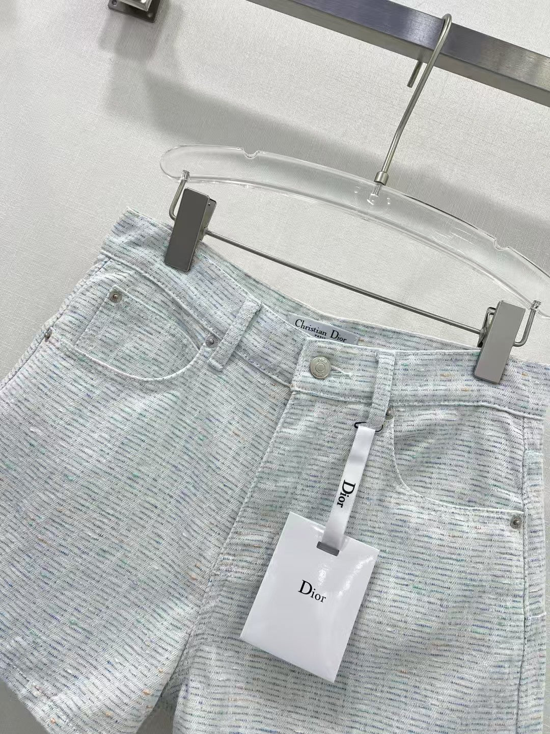 New denim shorts