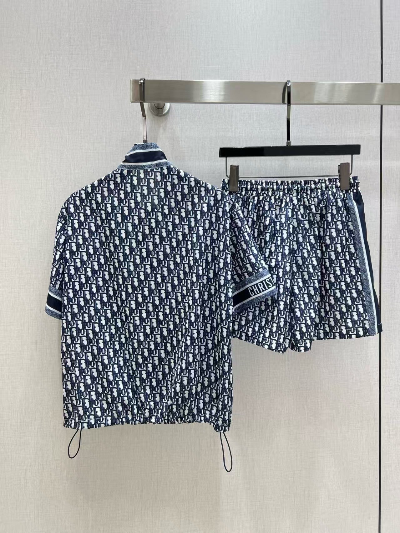 Classic monogram shorts suit
