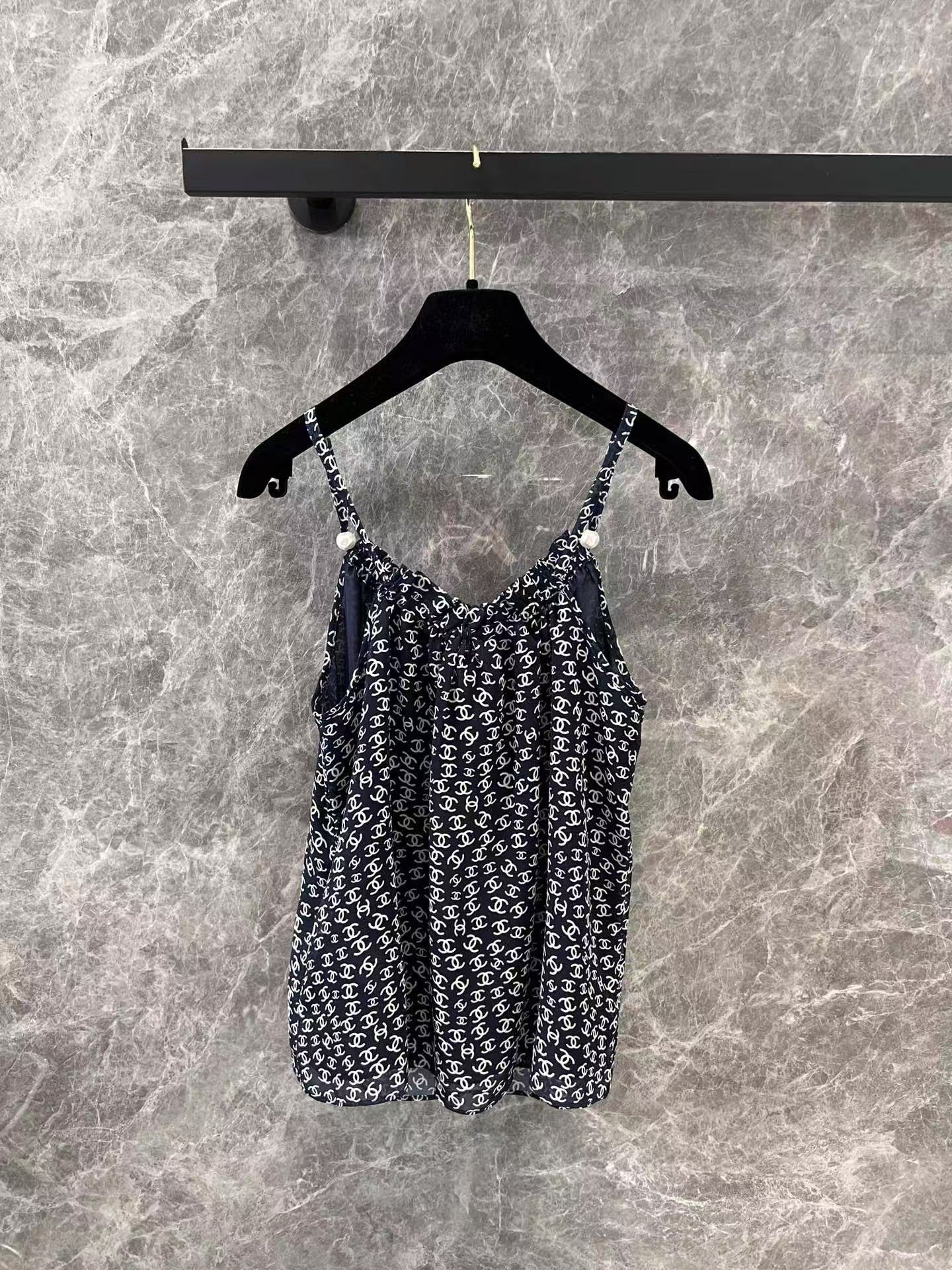 Double C printed camisole top