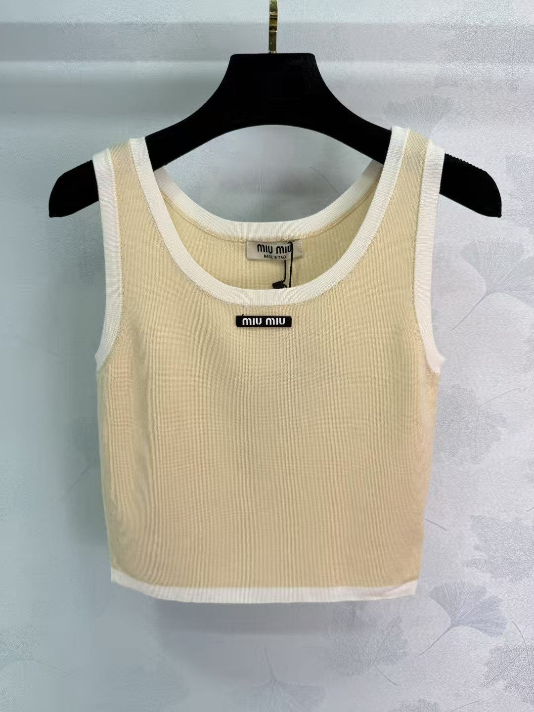 New spring and summer knitted vest classic letter logo
