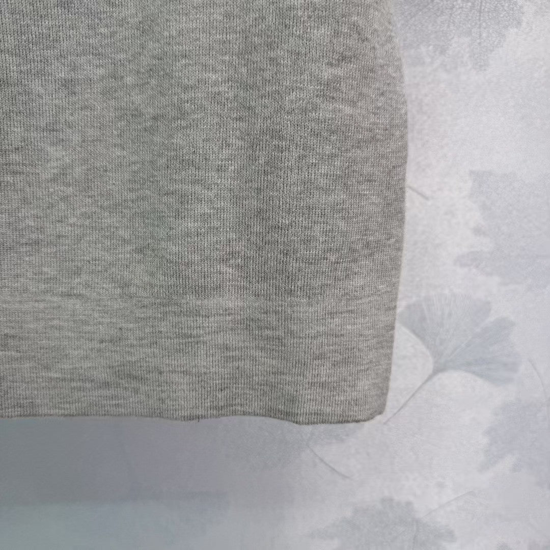 Premium contrast knitted short sleeves