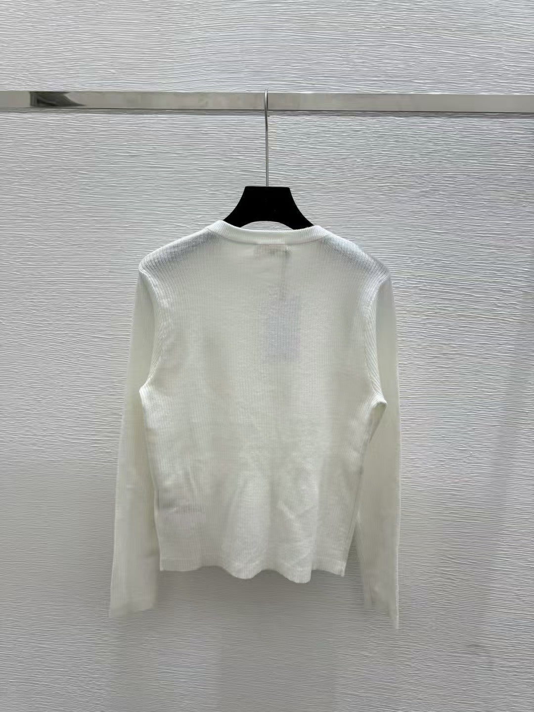 New Arc de Triomphe Pit Stripe Half Cardigan