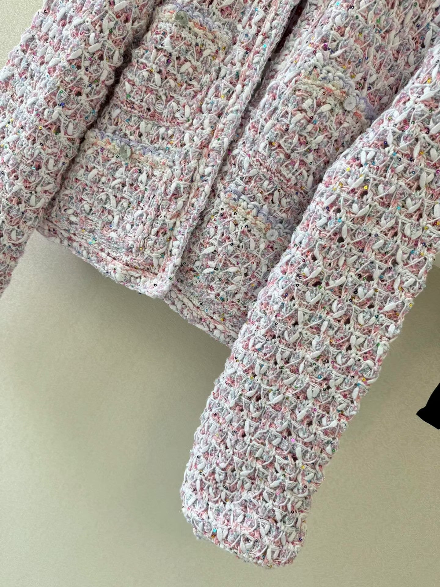 Colorful macaron cardigan