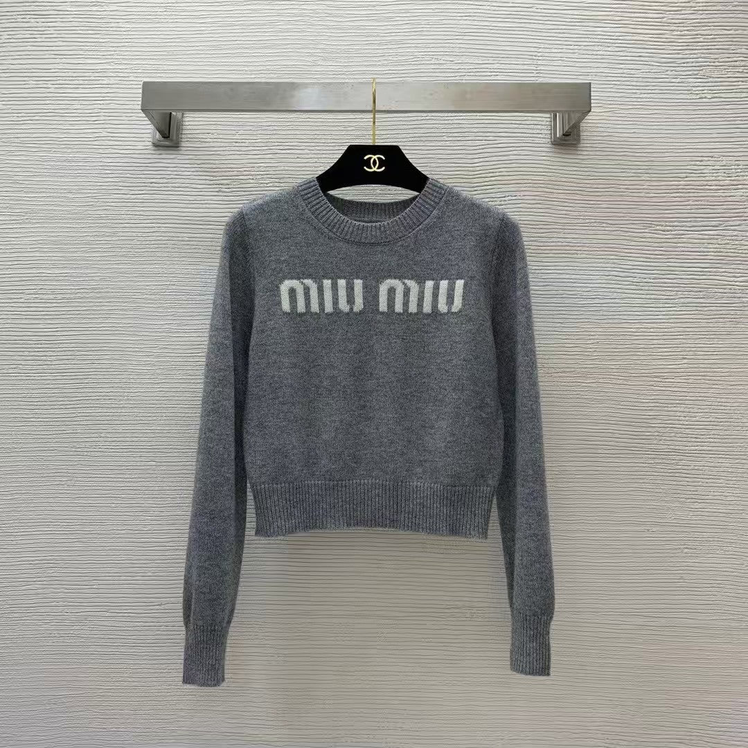 🔥🔥🔥jacquard crew neck sweater