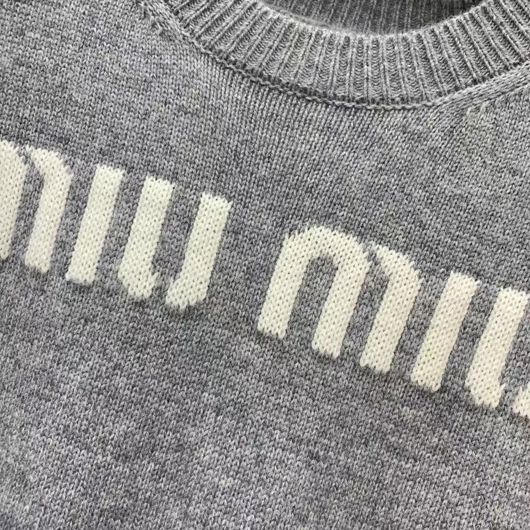 🔥🔥🔥jacquard crew neck sweater