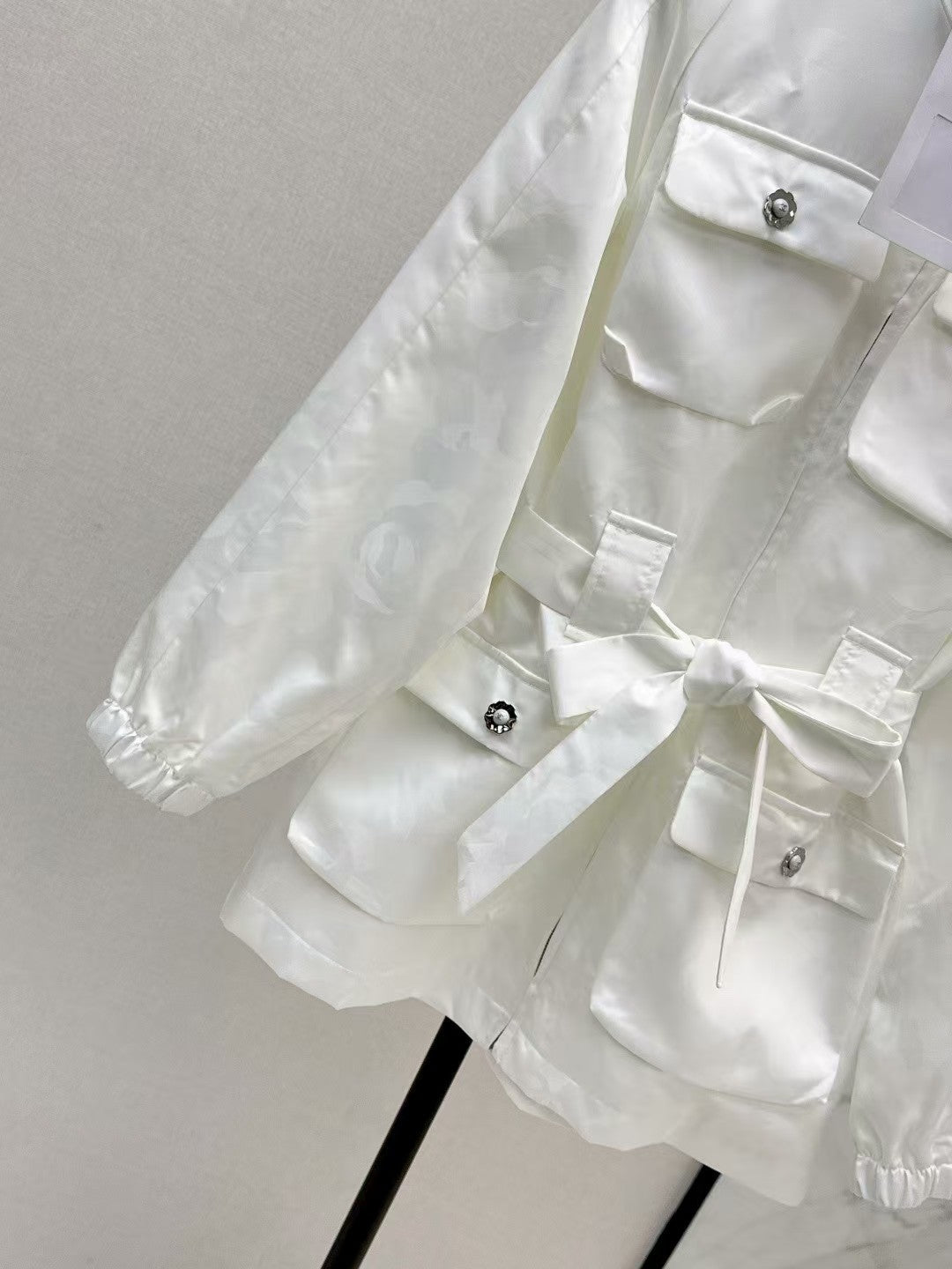 New jacquard stand collar waist coat