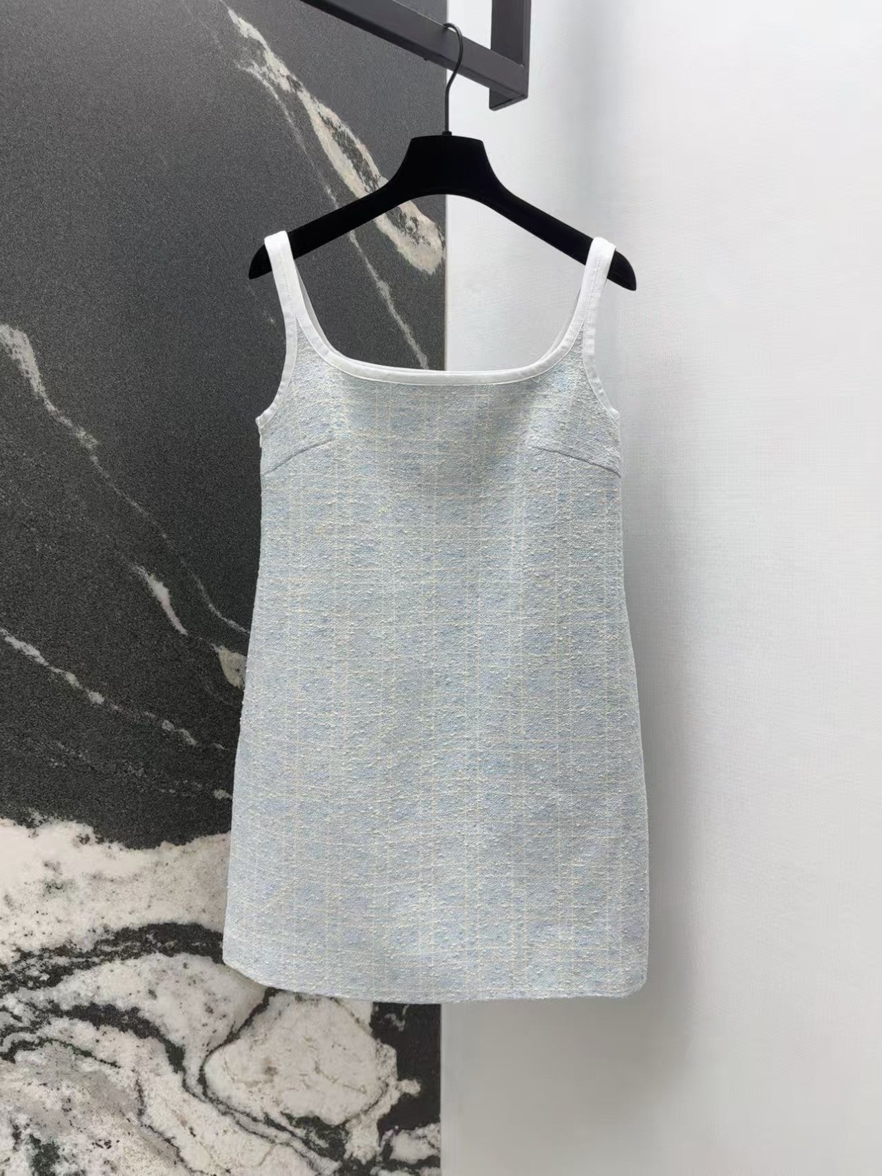 Cannage slip dress