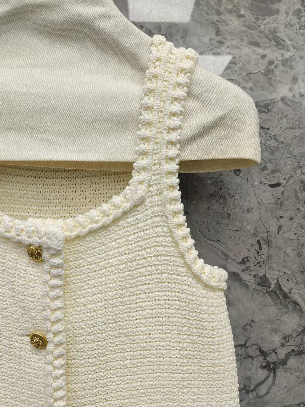 New woven vest skirt