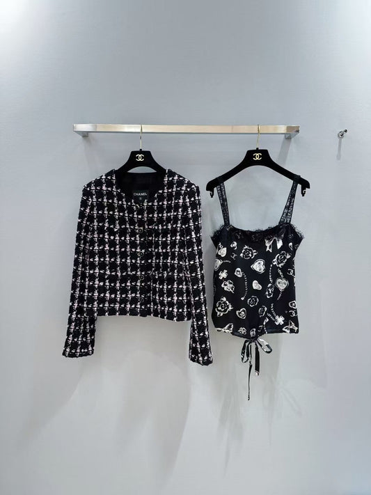 High-end tweed jacket