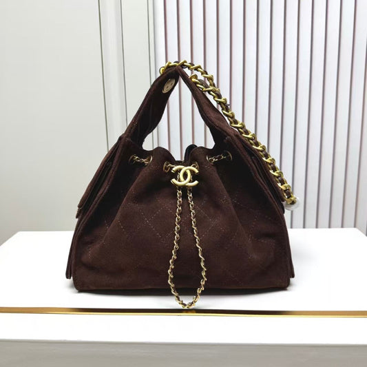 nubuck leather Hobo underarm bag