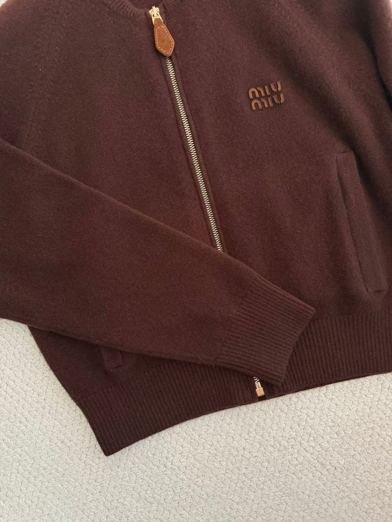New zip-up cardigan