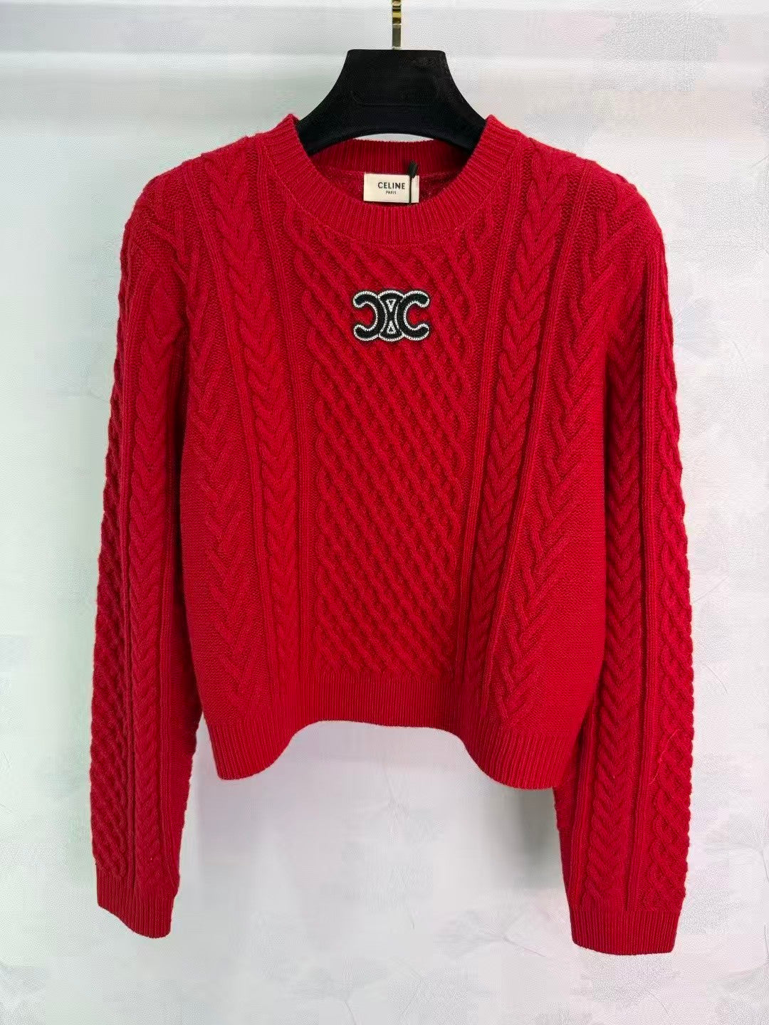 New round neck Arc de Triomphe sweater