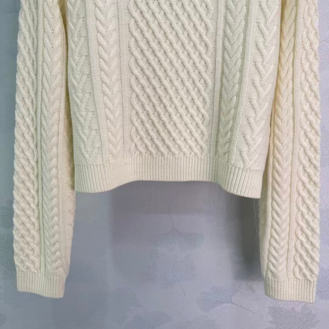 New round neck Arc de Triomphe sweater