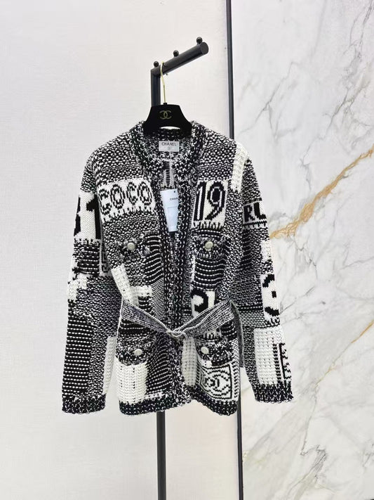 Woven Elegant Cardigan