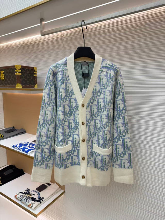 Monogrammed cardigan