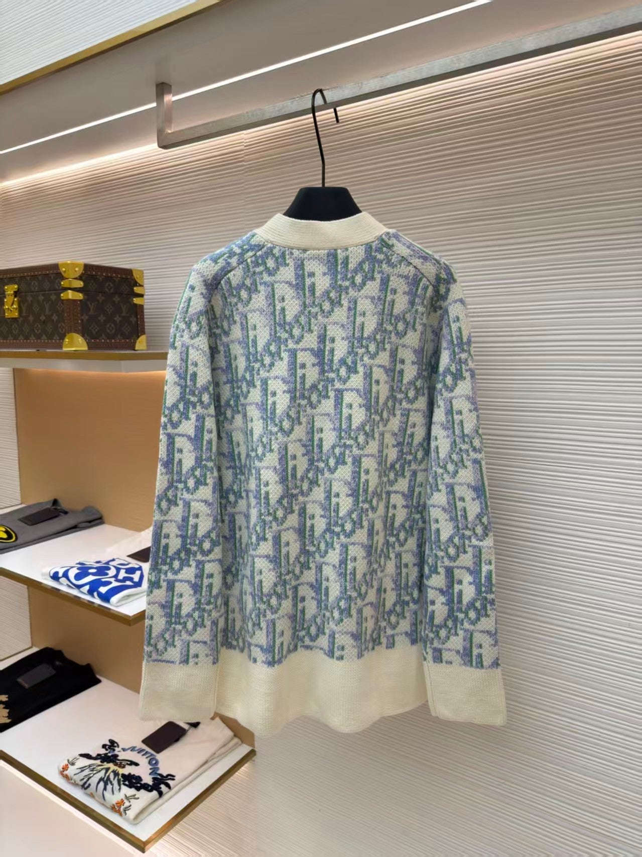 Monogrammed cardigan