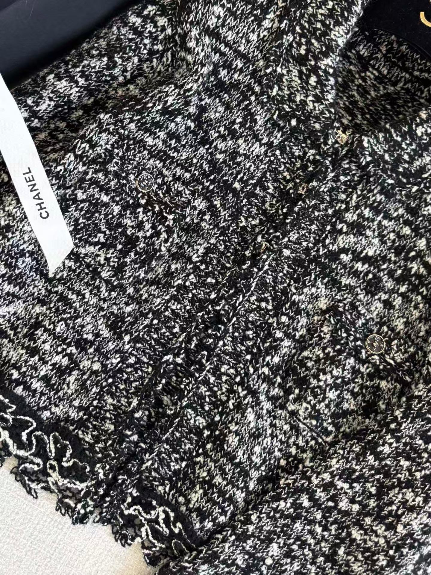 Embroidered and lace patchwork cardigan