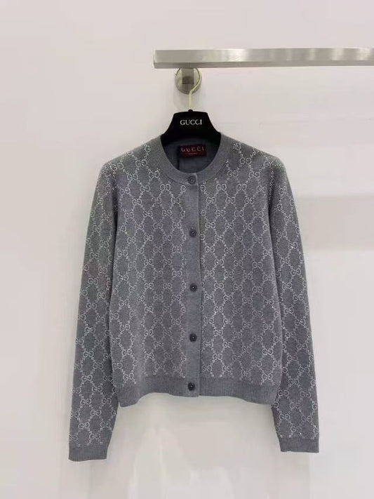 New Jacquard Knit Cardigan
