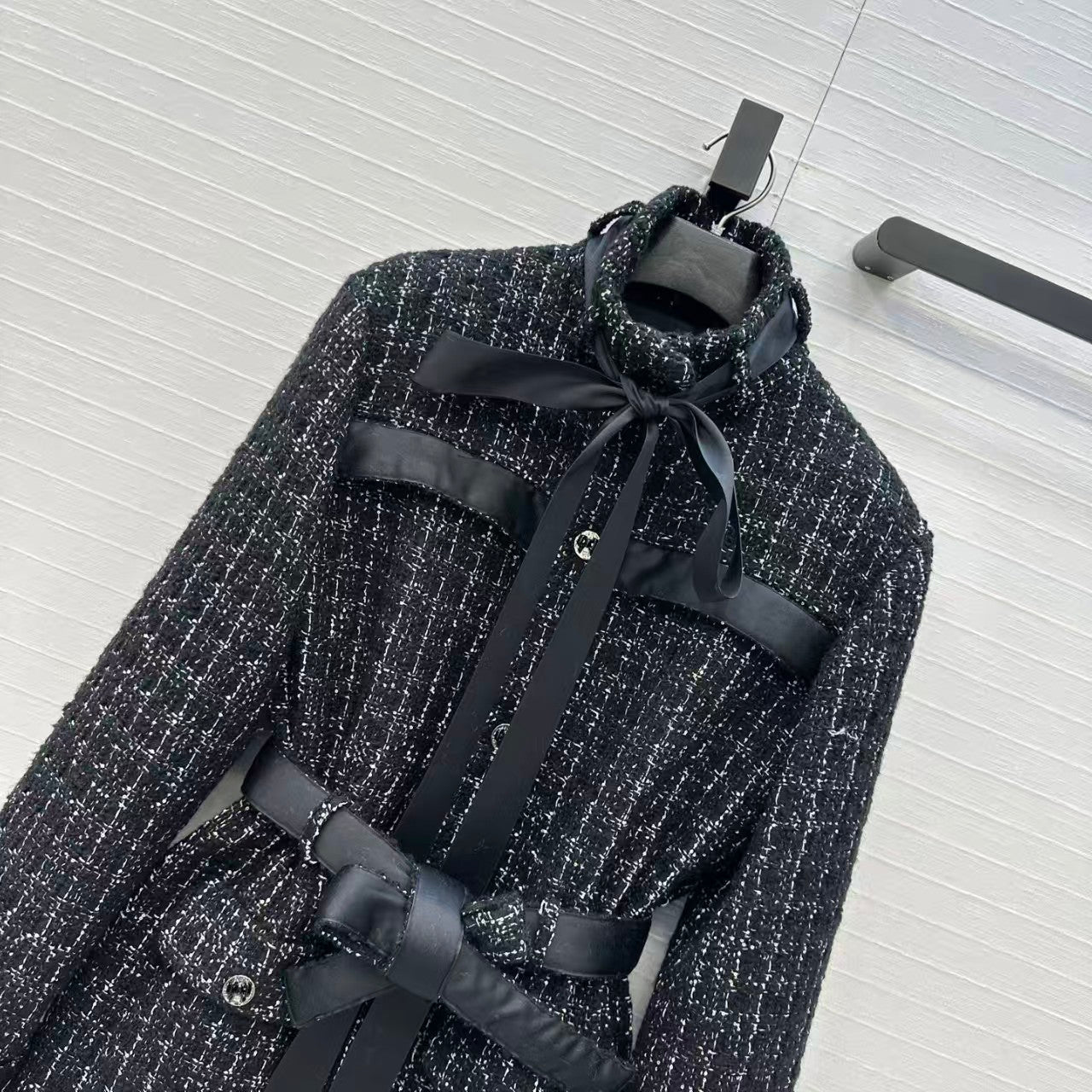 Silk jacquard lined jacket