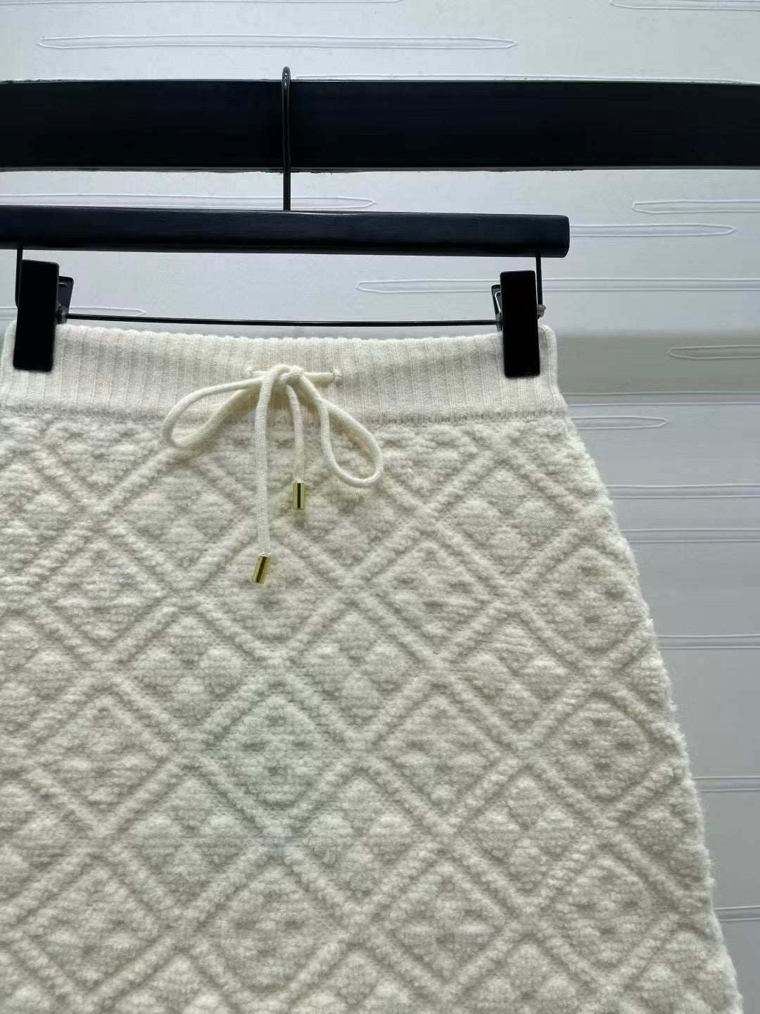 Jacquard knit skirt