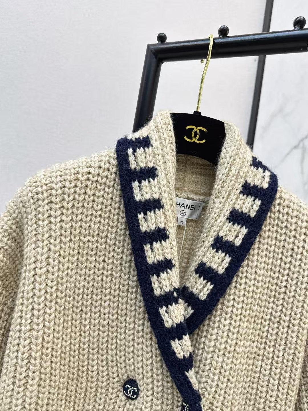 Chunky knit crochet sweater coat