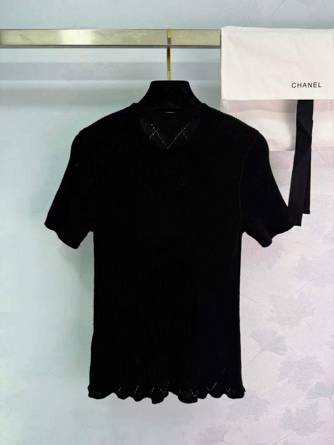 2026 New Knitted Short-Sleeved Top