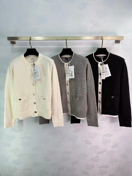 26 Early Spring New Cashmere Knit Cardigan