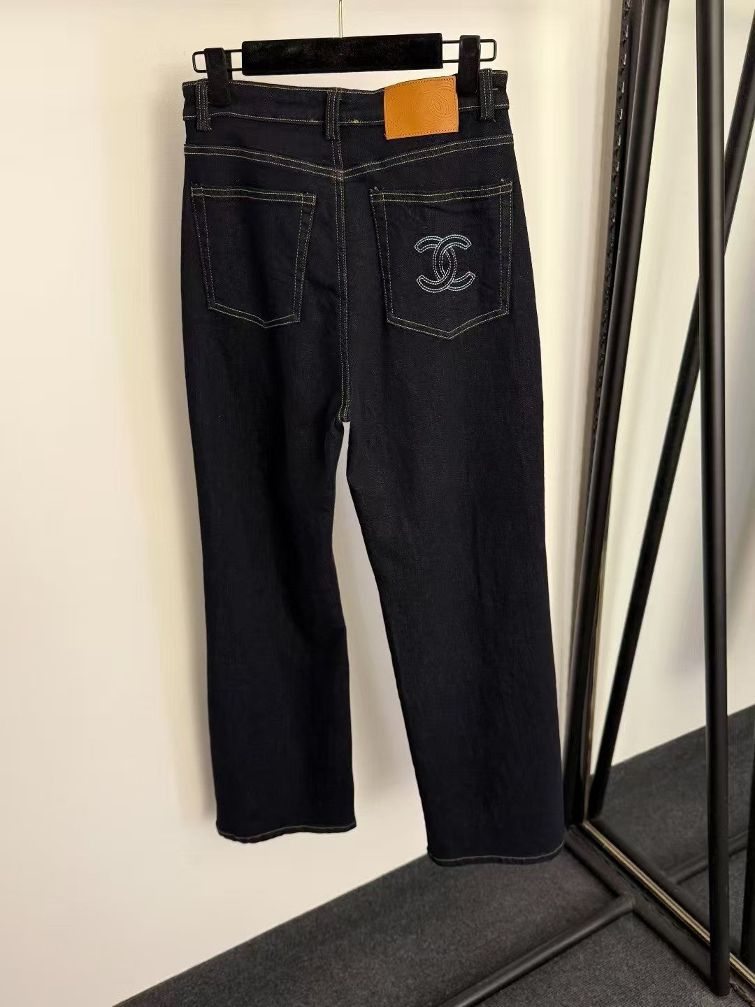 26 New High-Waisted Straight Leg Jeans