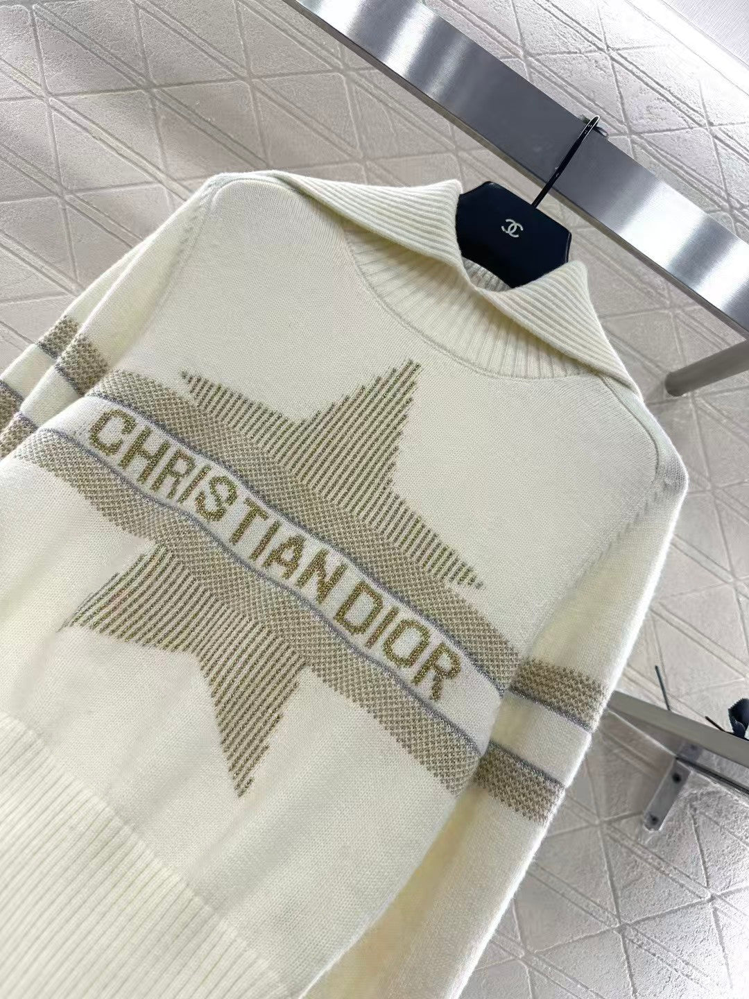 New Collared Knitted Pullover Sweater