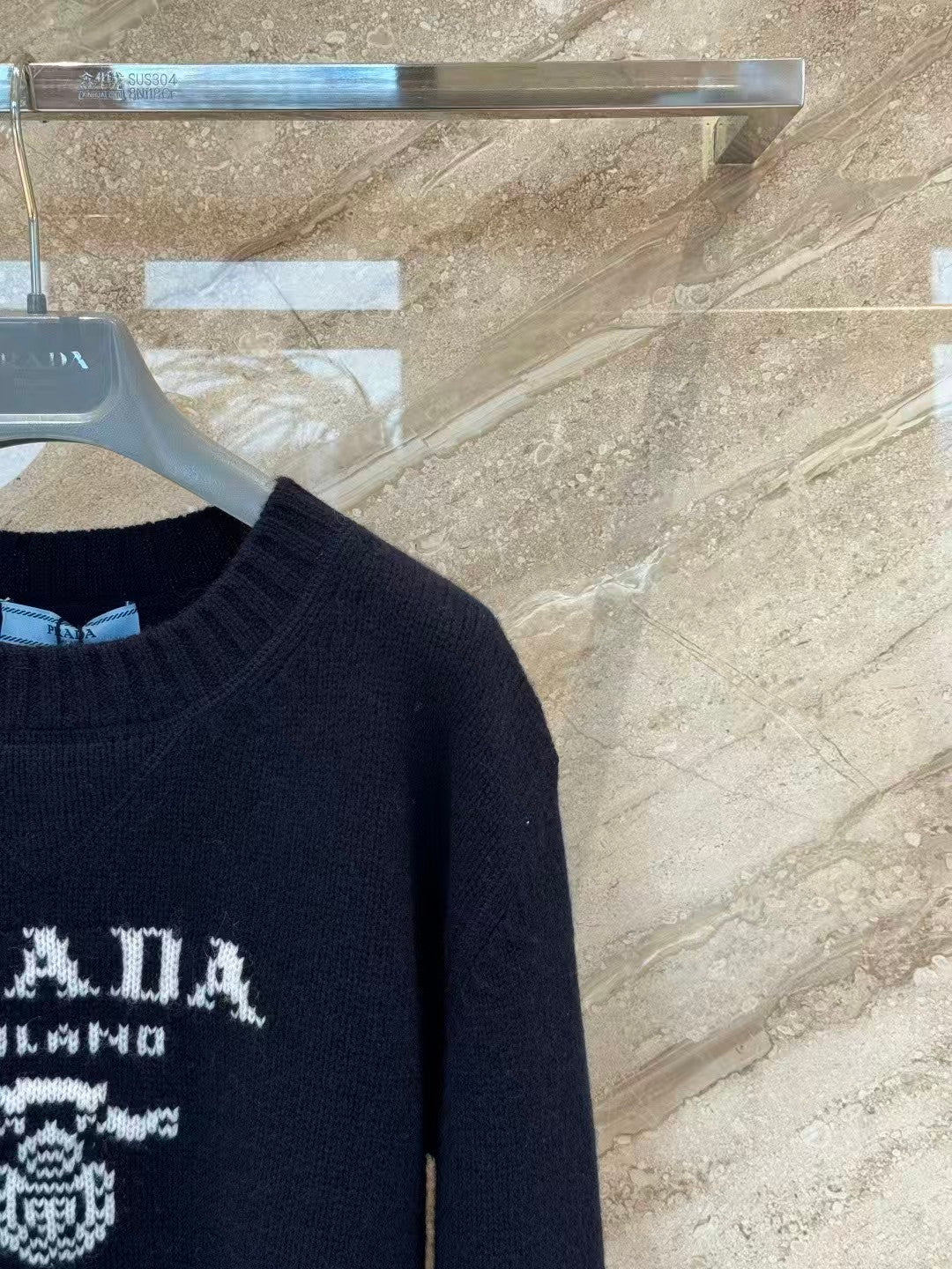 26 Jacquard Logo Wool and Cashmere Sweater