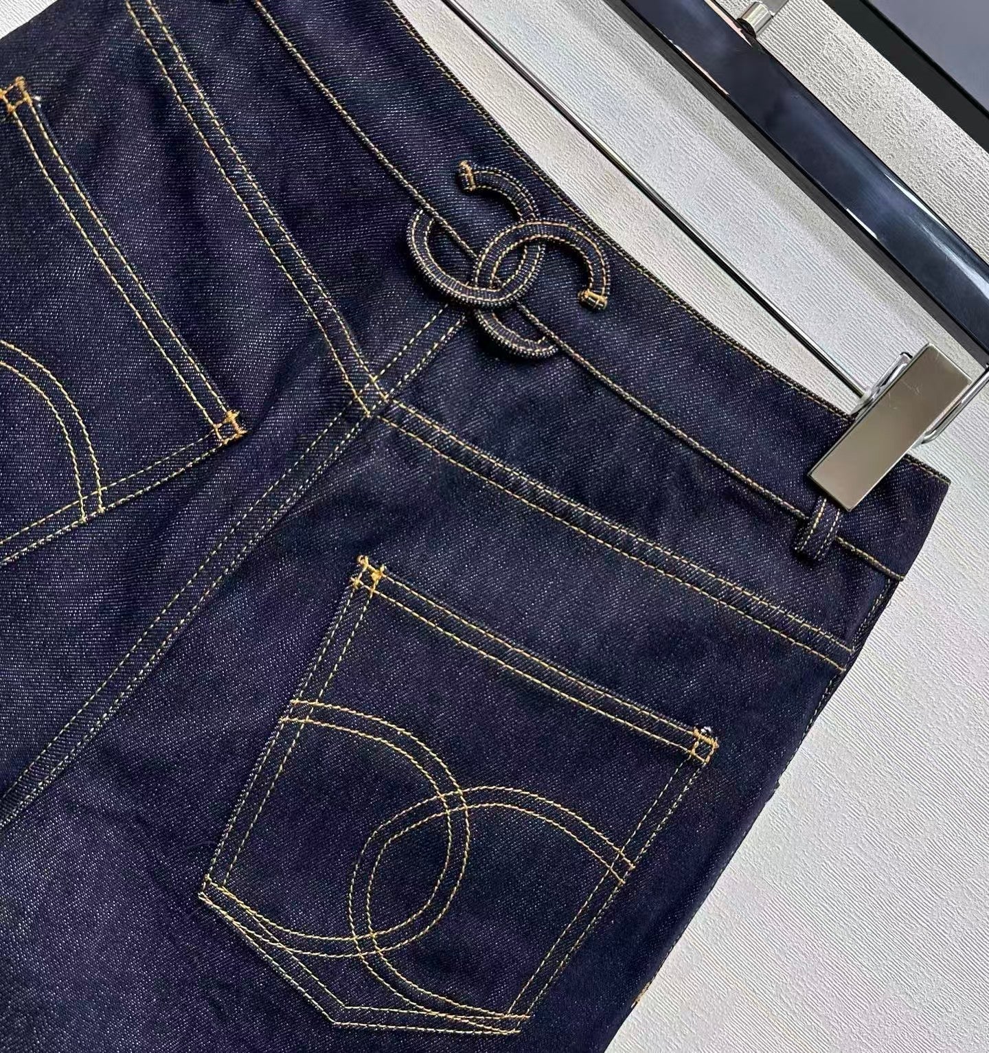 26 New Style Embroidered Backpack Button Denim Shorts