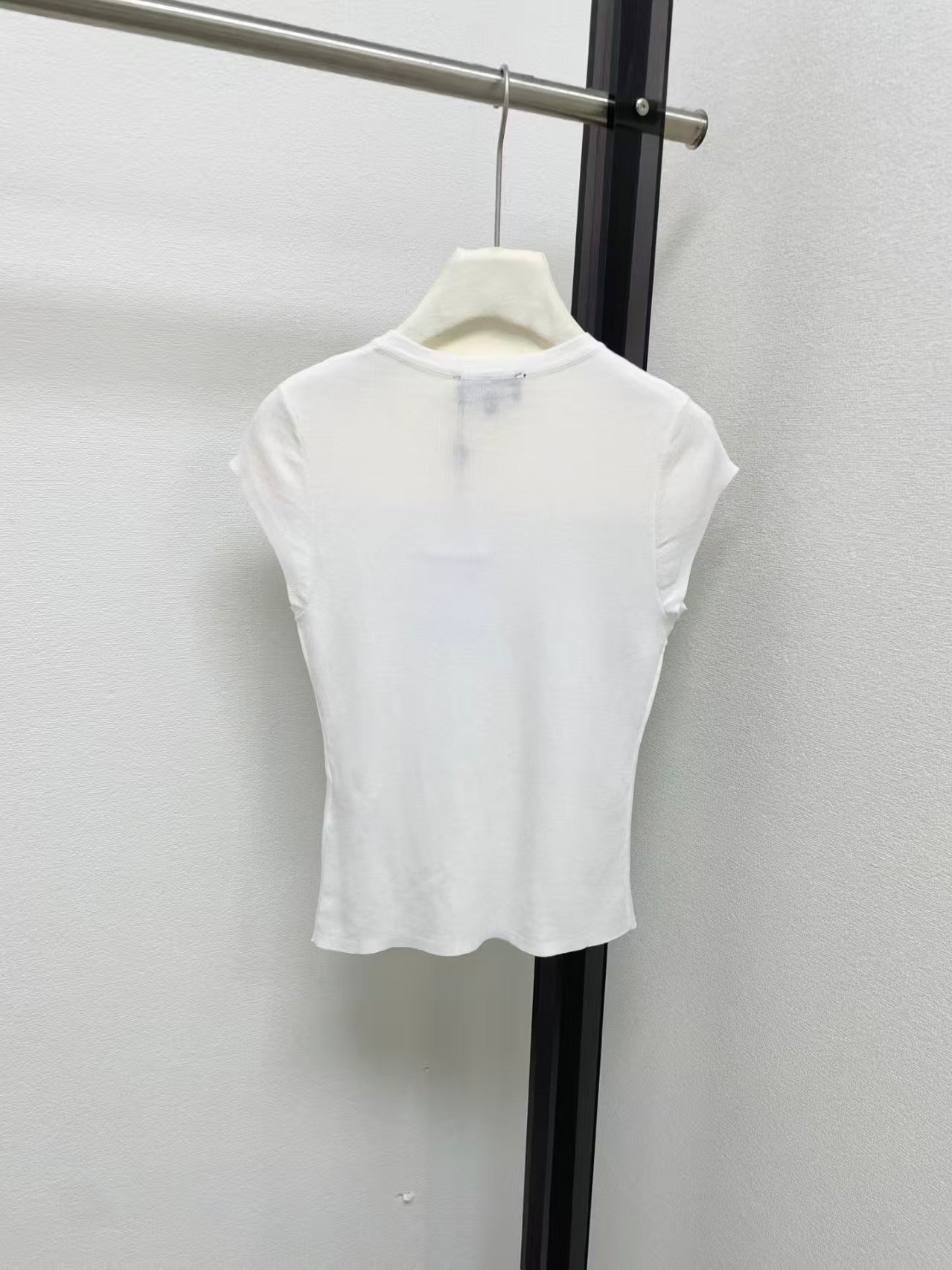 26SS logo embroidered short-sleeved shirt