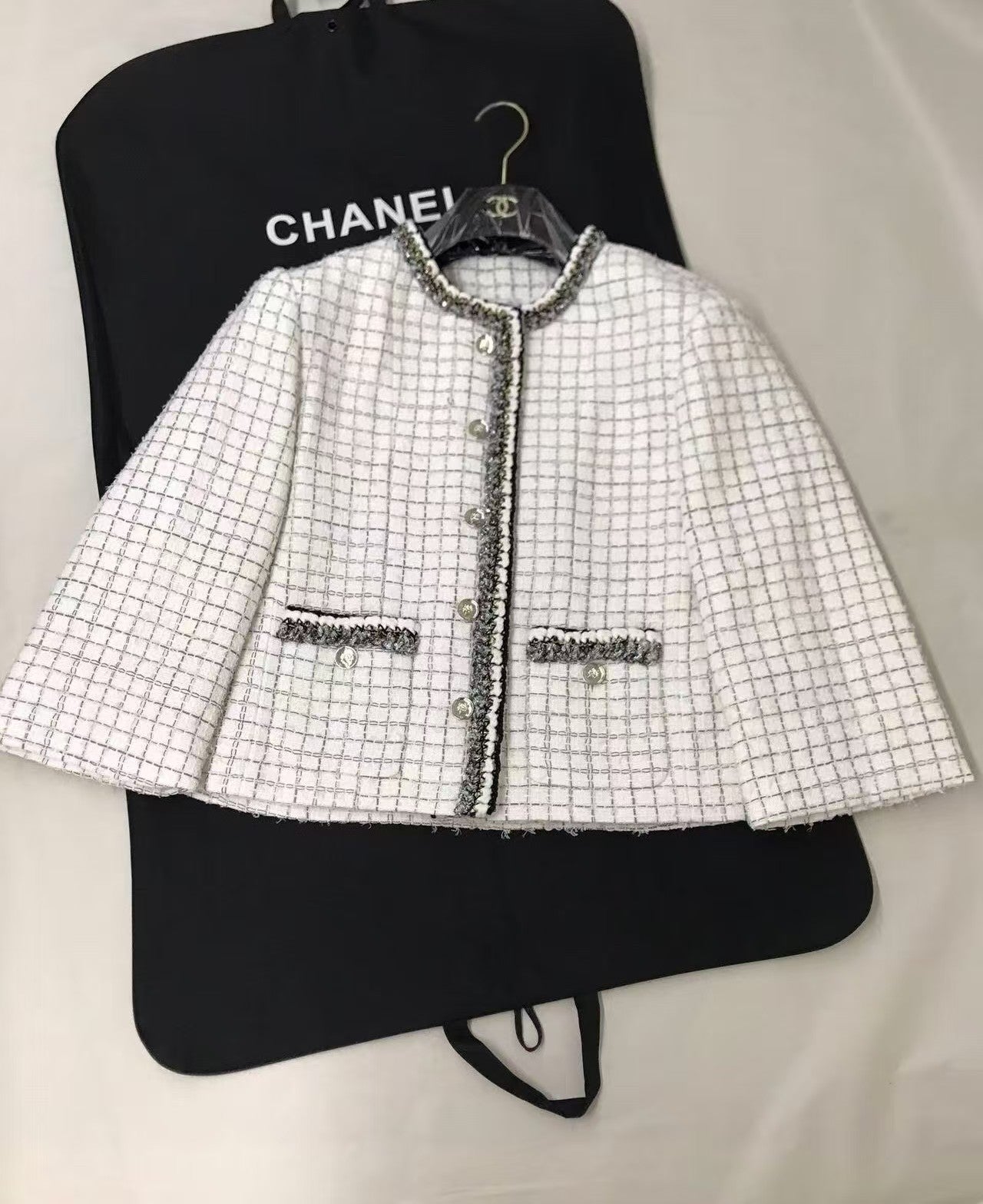26SS Cloak Plaid jacket
