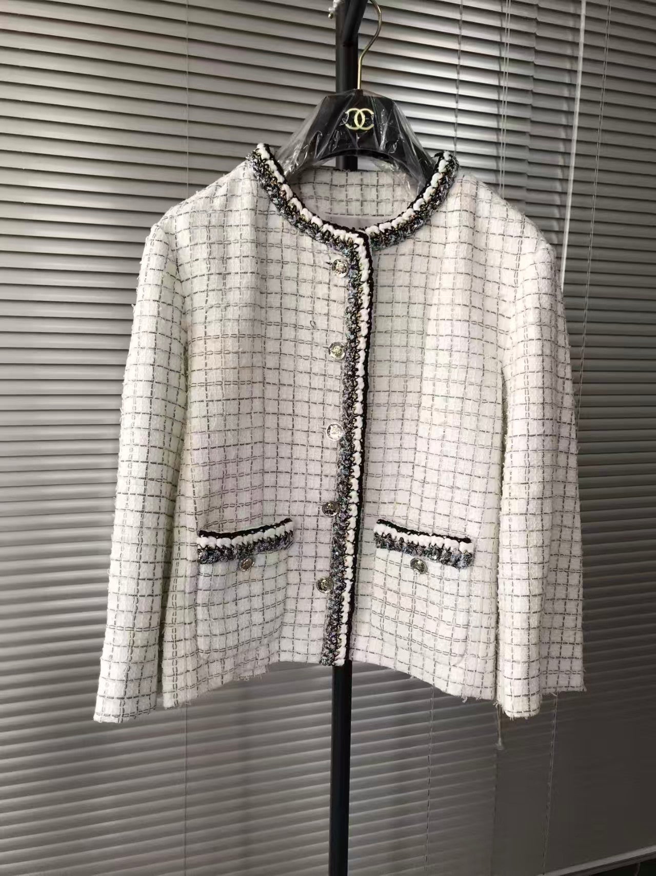 26SS Cloak Plaid jacket