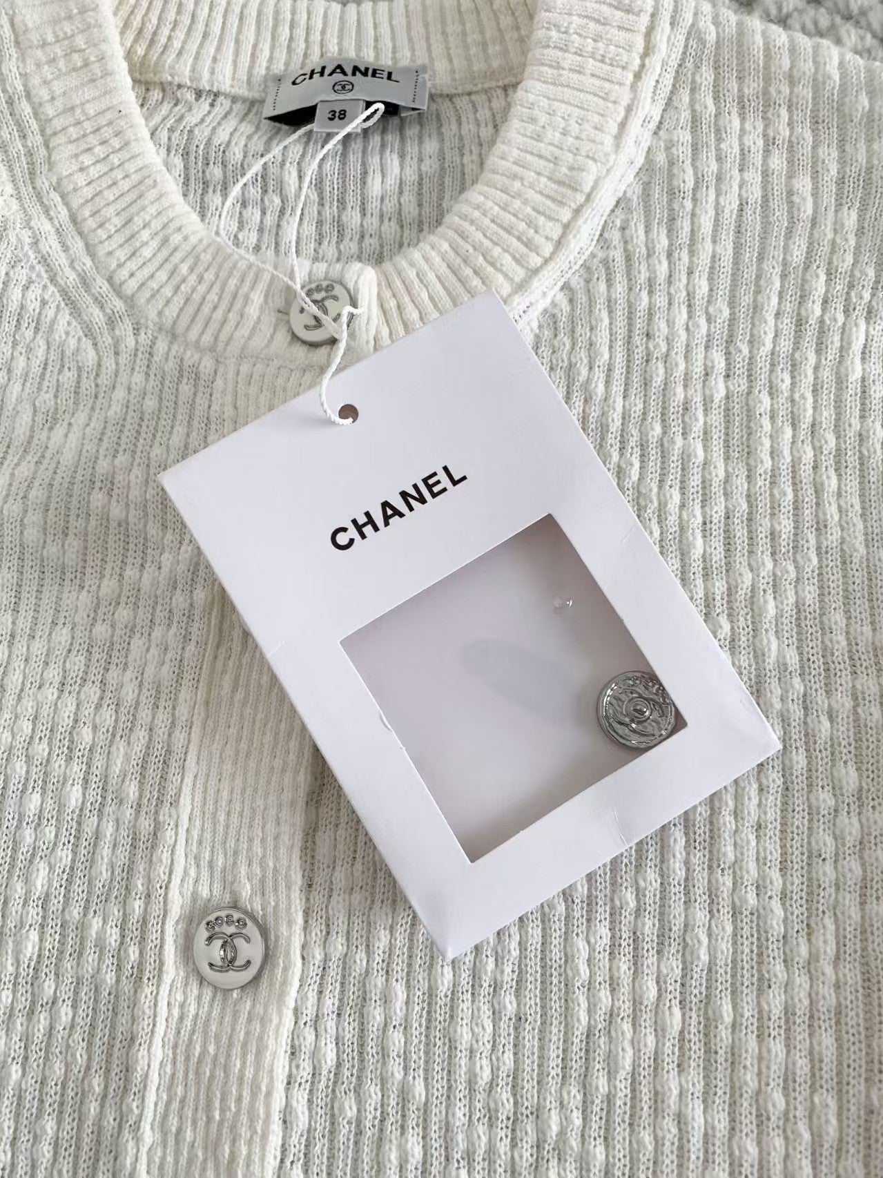 26SS Textured Knit Cardigan