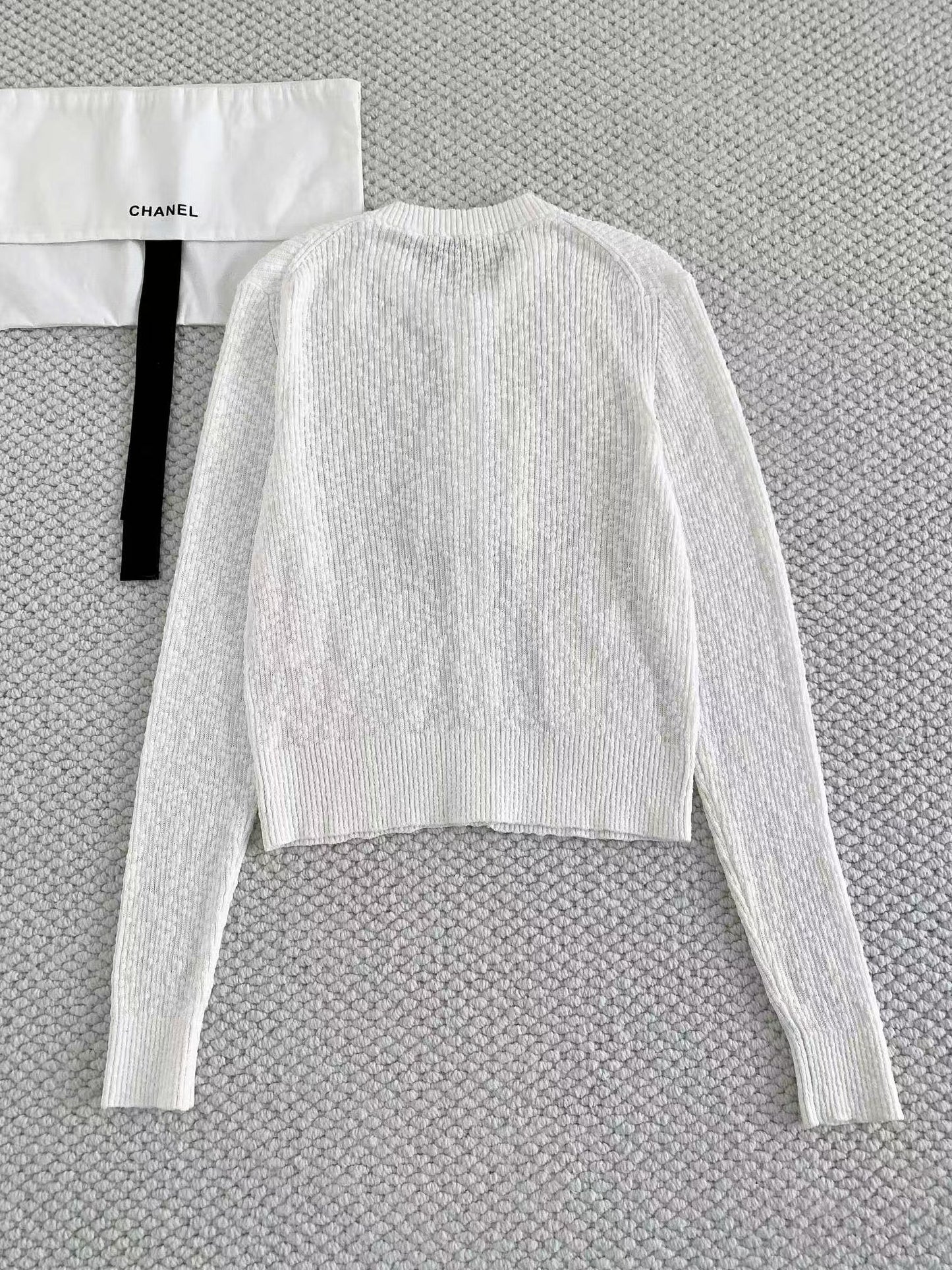 26SS Textured Knit Cardigan