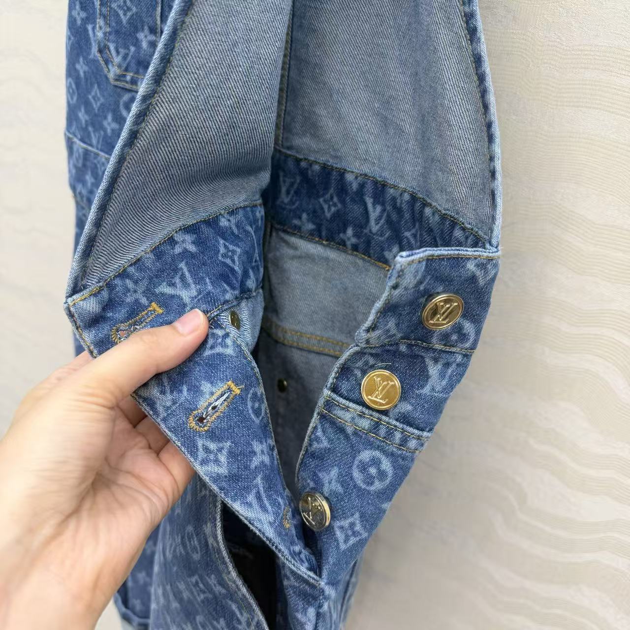 26SS Denim Overalls