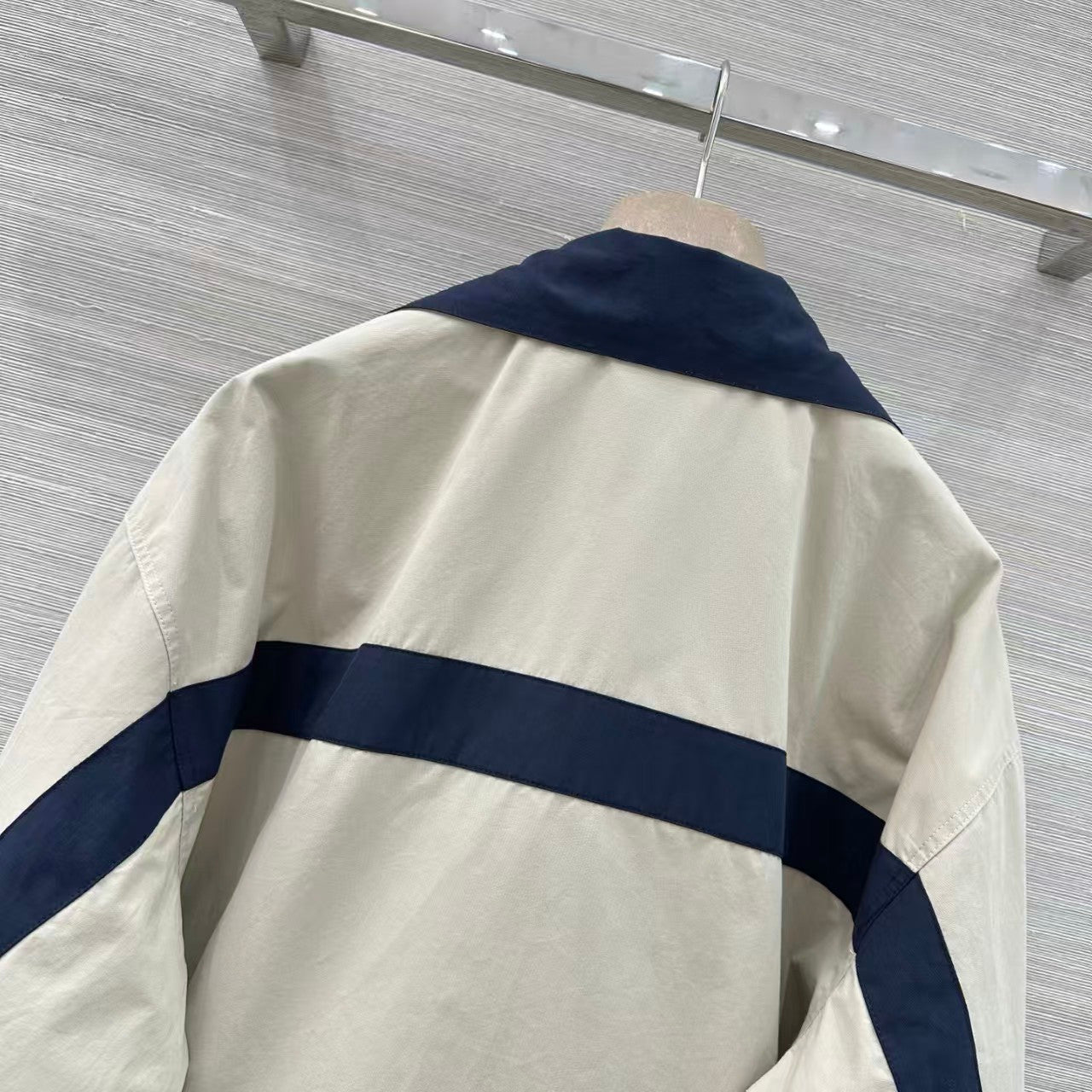 🔥🔥🔥26SS Khaki and Black Patchwork Jacket
